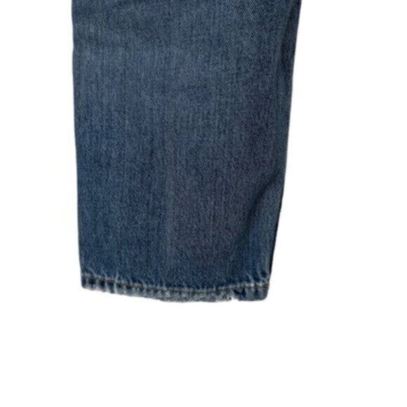 Vince | Medium Wash High Rise Distressed Denim Jeans Size 31 - Picture 5 of 12